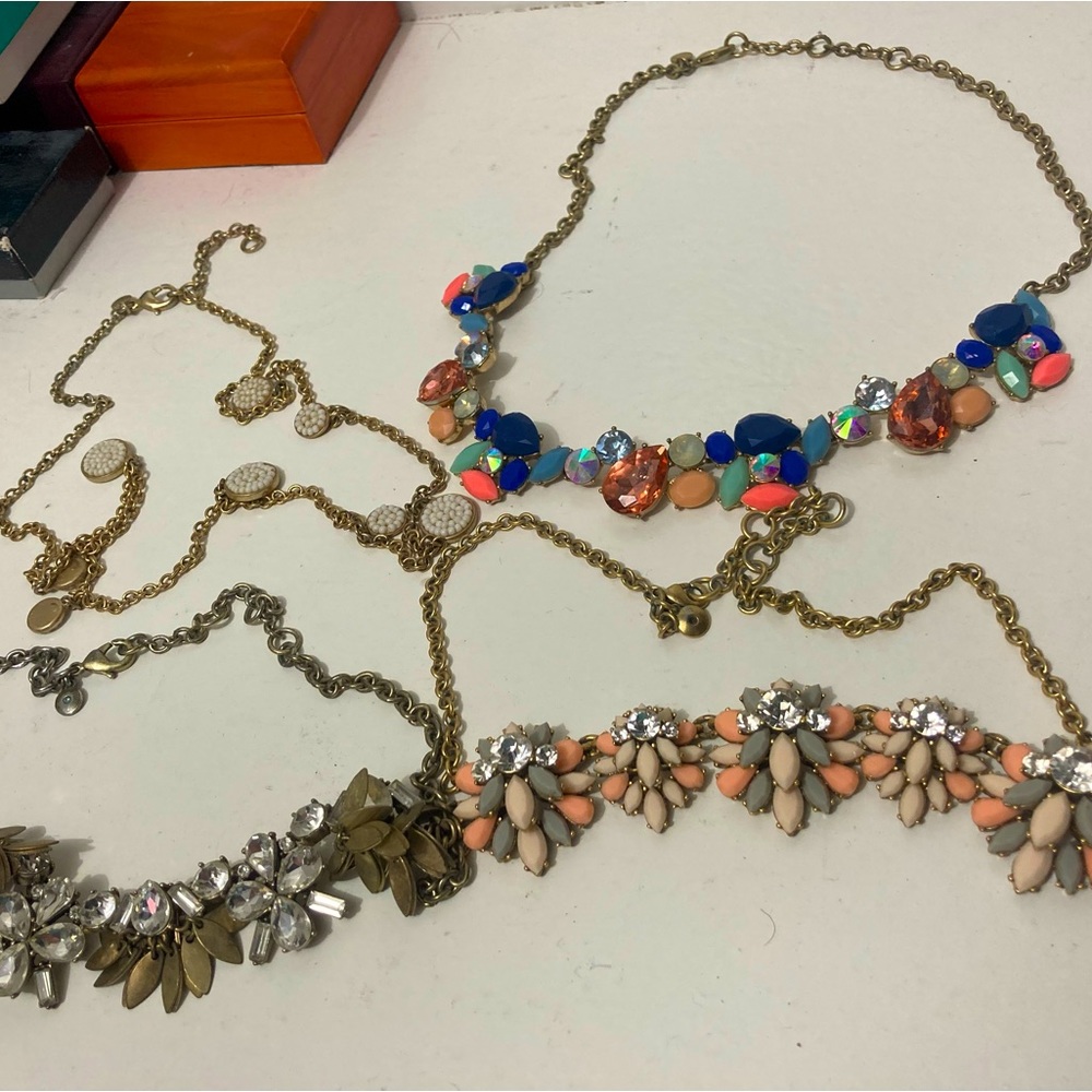 4 J Crew necklaces